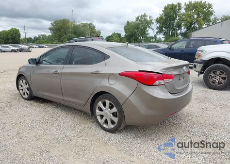 2012 Hyundai Elantra Limited из США, поврежденный, VIN 5NPDH4AE1CH149097